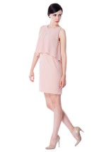 Rochie KVINNA Ruffle Bej